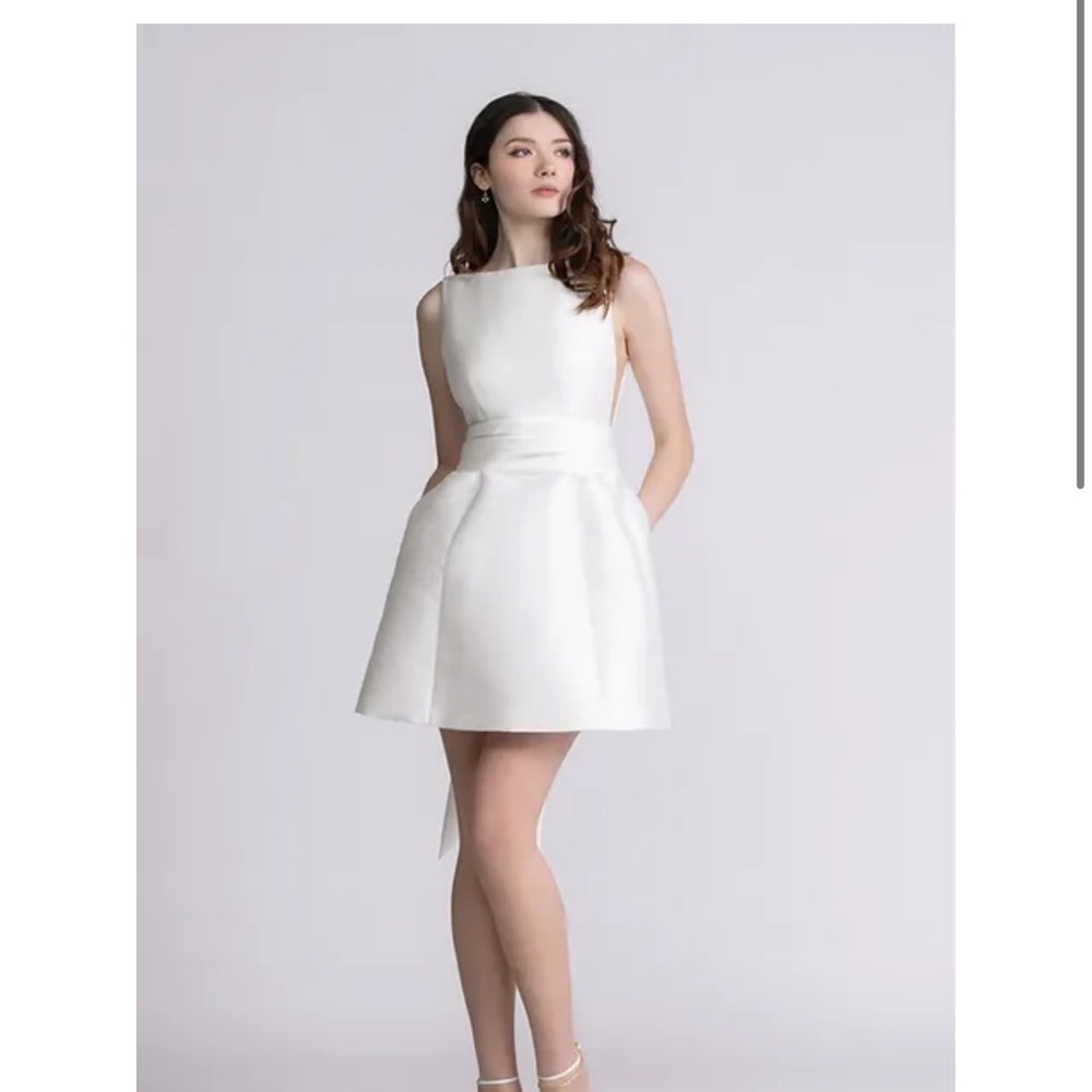 Watters Naha Little White Dress
